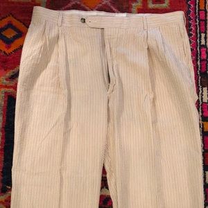 Berle Searsucker dress pants in EUC/Size 38